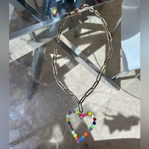 Tova brand Pop Heart Necklace- real Swarovski crystal